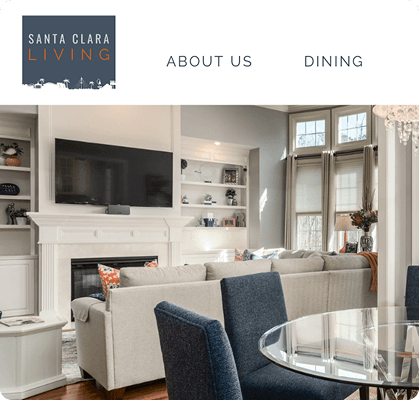 Santa Clara Living — website refresh example